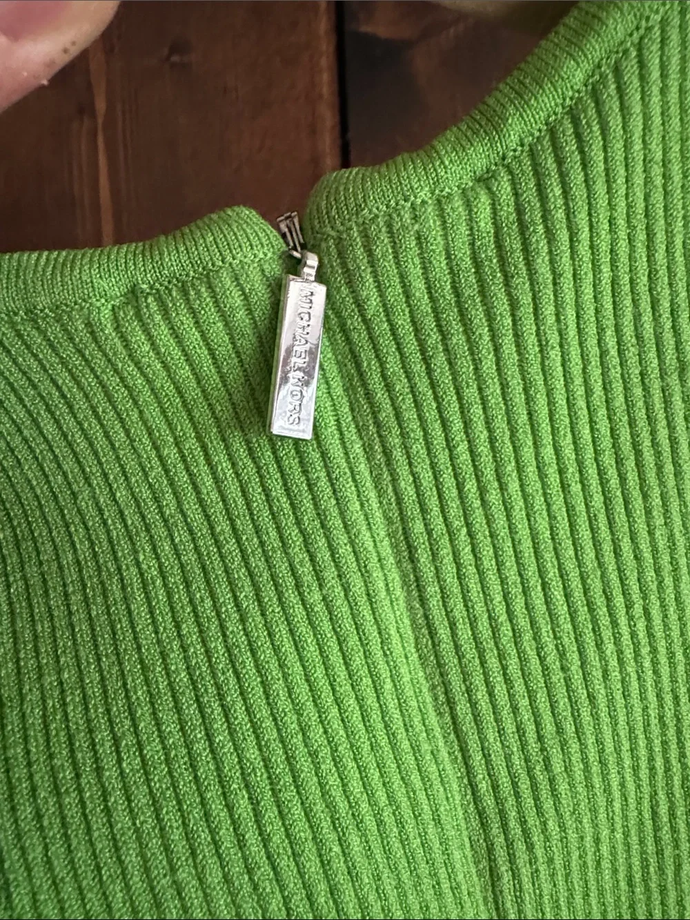 Michael Kors Neon Green Sleeveless Maxi Dress